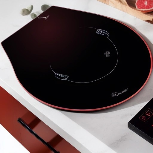 Sleek glass-ceramic electric cooktop heating element