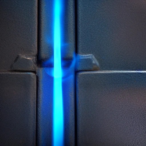 A gas stove burner showing an uneven blue flame with one side unlit.