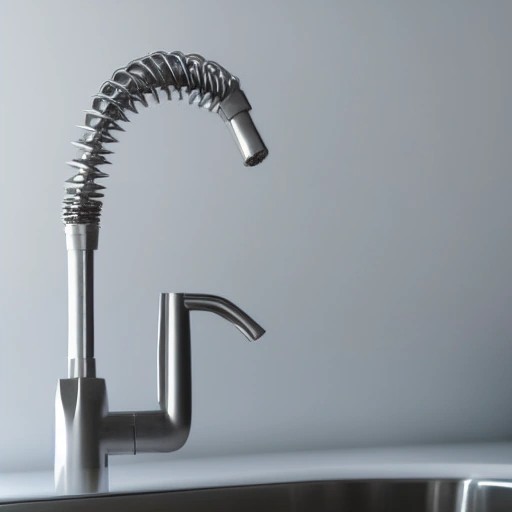 Replacement parts and tools arranged on a counter to fix a leaking faucet.