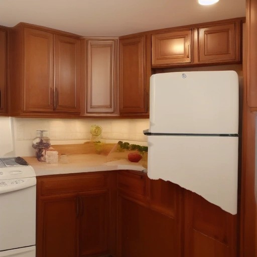 A clean, dry under-sink kitchen cabinet with vinegar cleaning spray