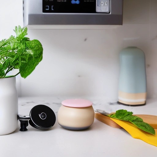 Clever everyday problem-solving kitchen gadgets arranged on a countertop.