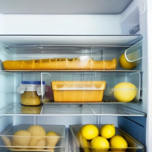 Natural refrigerator odor elimination using baking soda