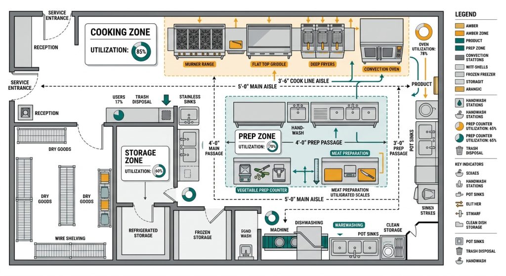 Kitchen Equipment Arrangement Planner