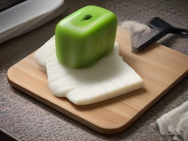 Precision vegetable slicing tools arranged on a wooden prep board.