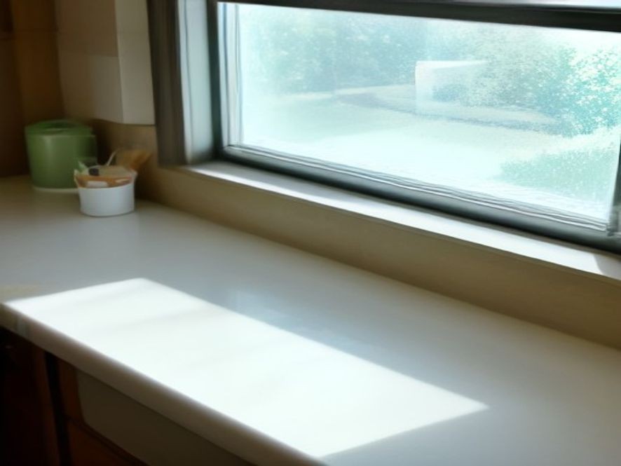 Achieving a streak free finish on kitchen countertops