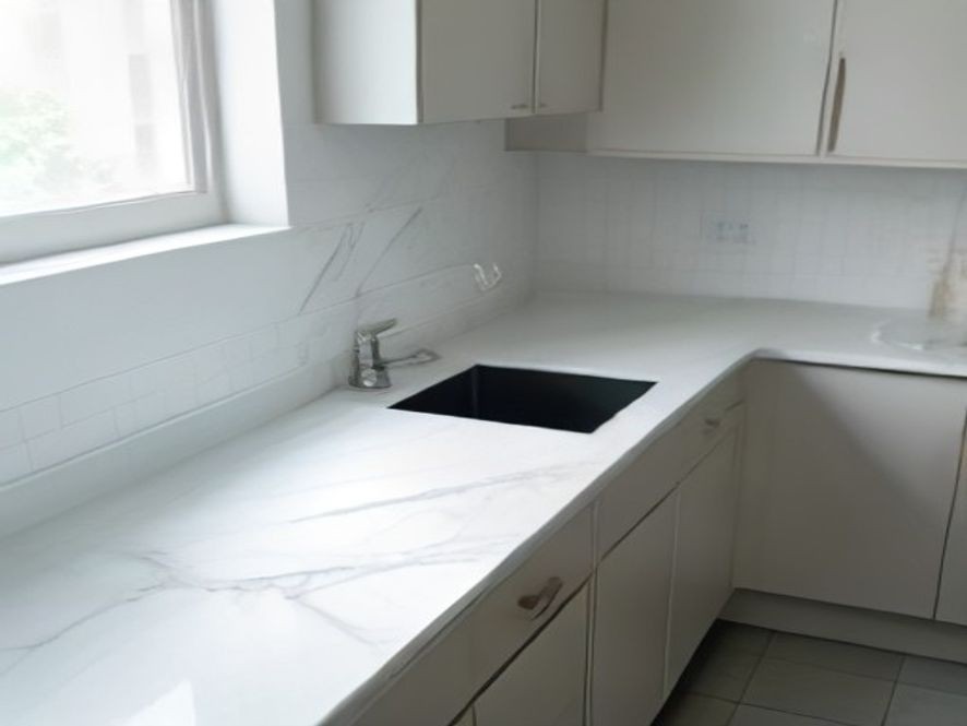 Cleaning quartz countertops safely to protect the surface finish