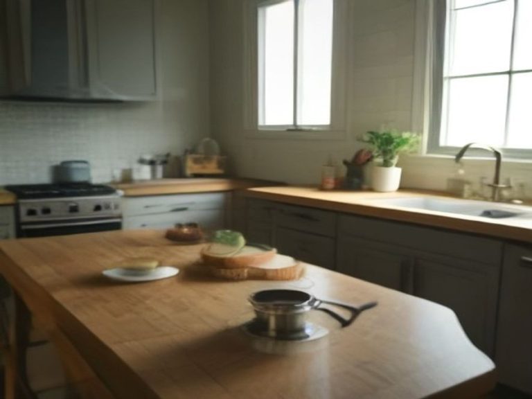 Multi-purpose kitchen tools arranged on a clean, uncluttered countertop.