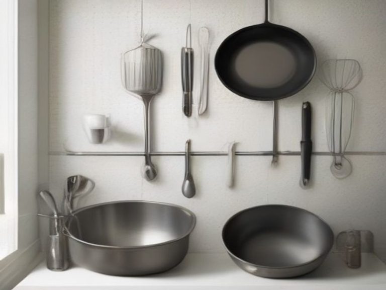Side-by-side arrangement of traditional tools versus complex kitchen gadgets.