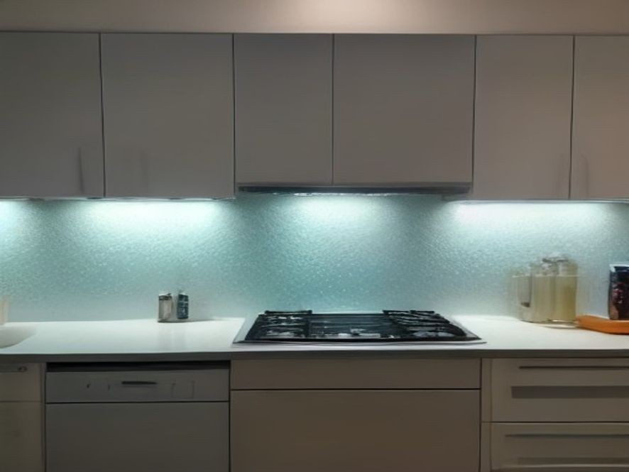 Maintaining a streak free glass kitchen backsplash