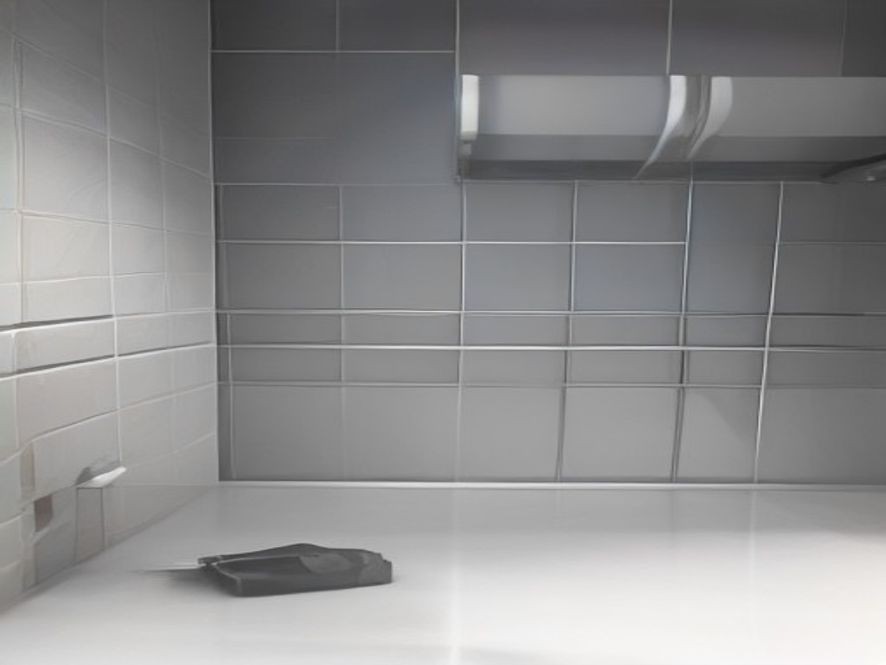 Non-invasive magnetic strip and hanging rail for extra storage.