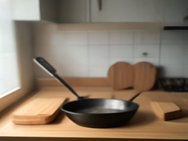 Practical everyday kitchen workhorses like a skillet, knife, and spoon.