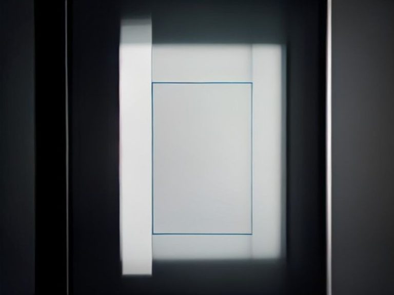 Streak-free reflective microwave glass door