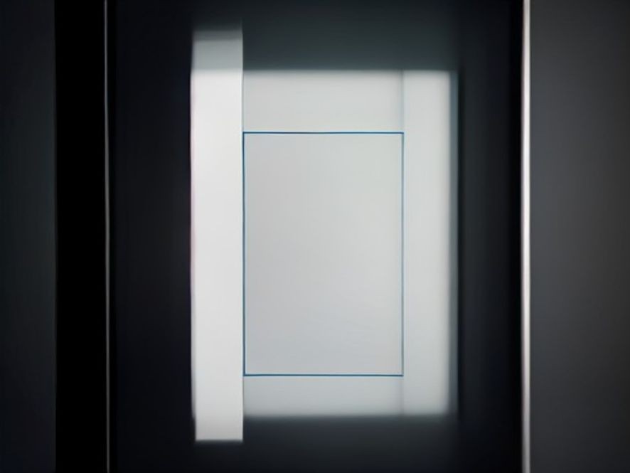 Streak-free reflective microwave glass door