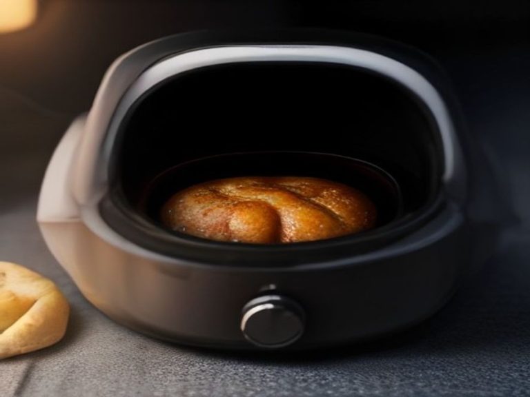 Inspecting the upper heating coil of an inverted air fryer