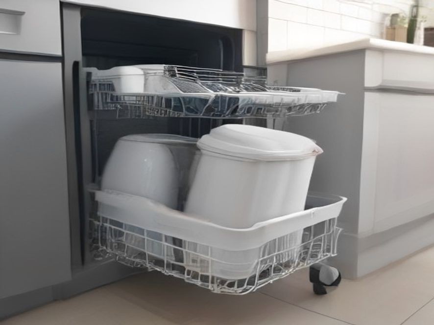 A deep cleaned dishwasher ready for daily use.