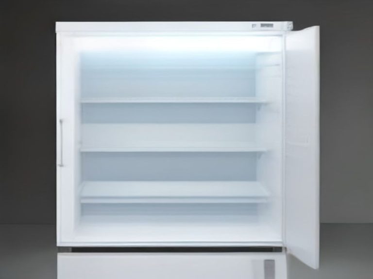 A frost free and organized freezer compartment.
