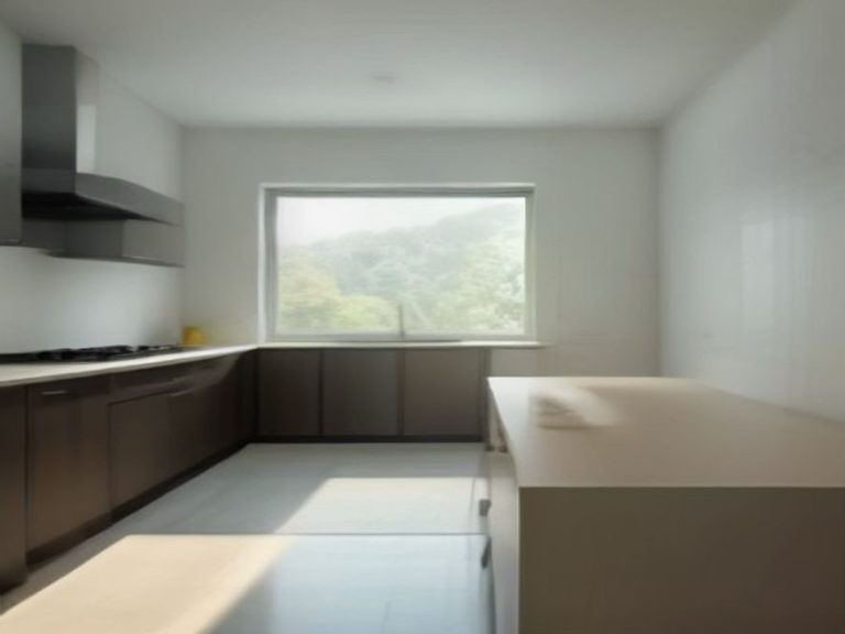 A pristine, minimalist kitchen maintained effortlessly with fast cleaning methods.
