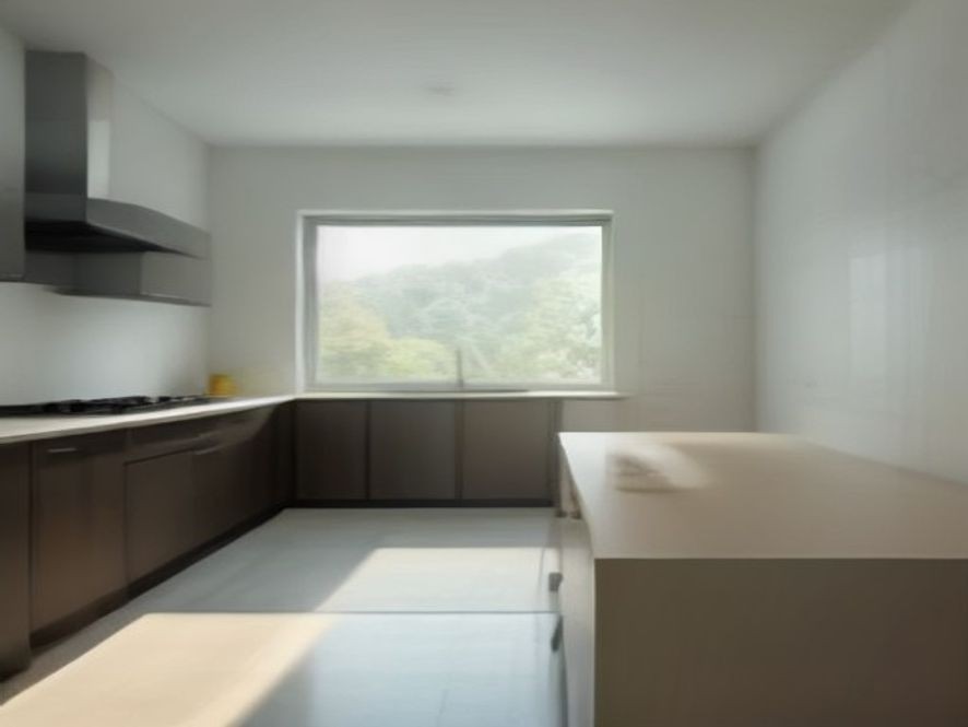 A pristine, minimalist kitchen maintained effortlessly with fast cleaning methods.