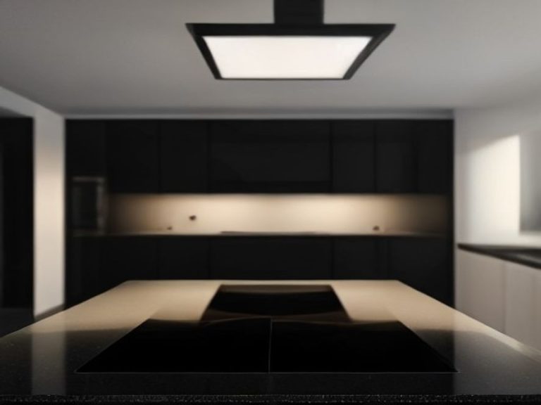 A spotless black glass induction stove surface.