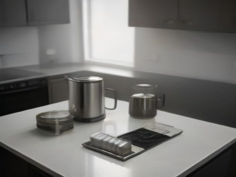 Well maintained small kitchen appliances on a bright counter.