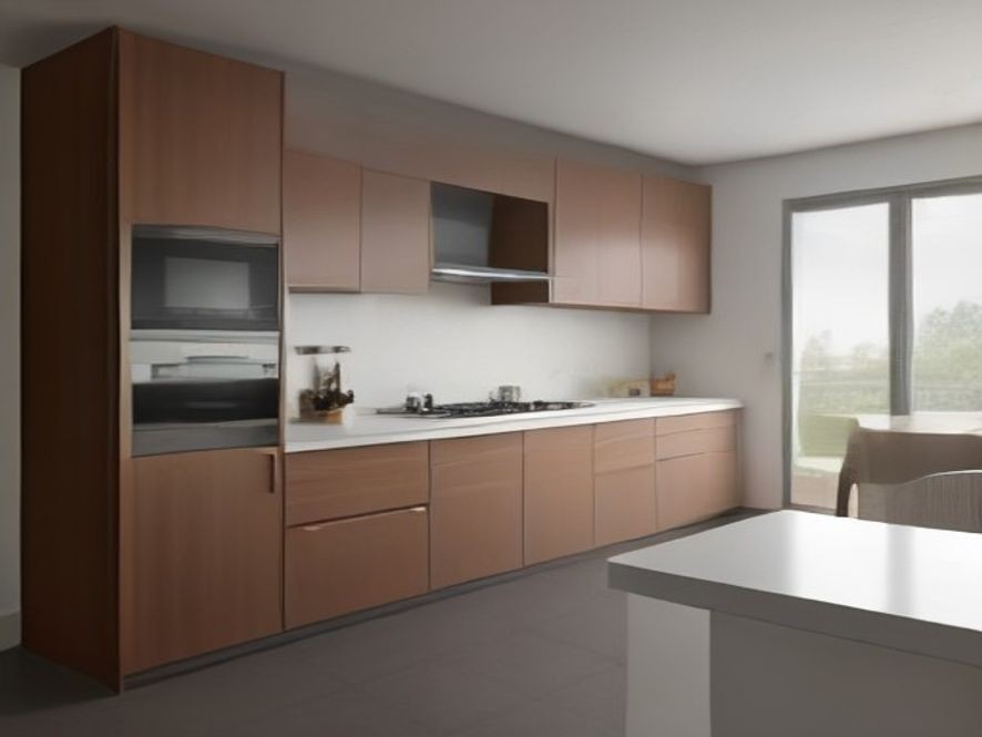 Kitchen cabinets organized logically into dedicated meal prep and cooking zones
