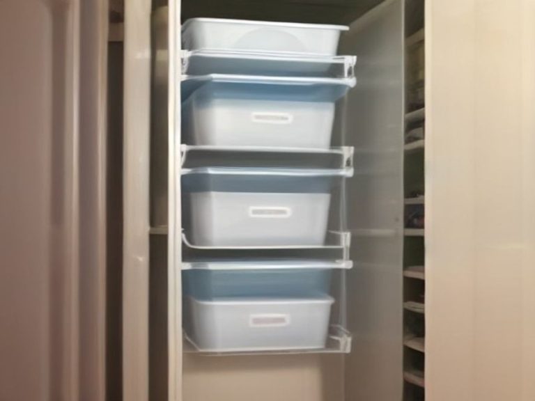 Maximizing pantry storage space using practical shelf organizers.