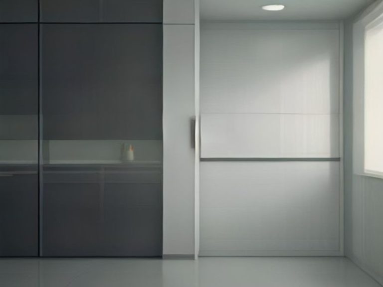 Clear stackable drawers creating visible storage in a deep cabinet