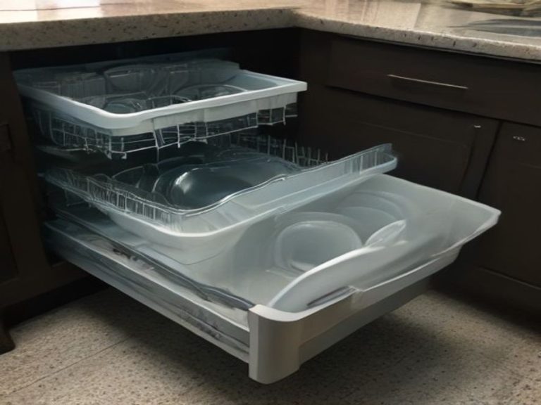 Silverware drawer located directly beside a dishwasher for quick unloading