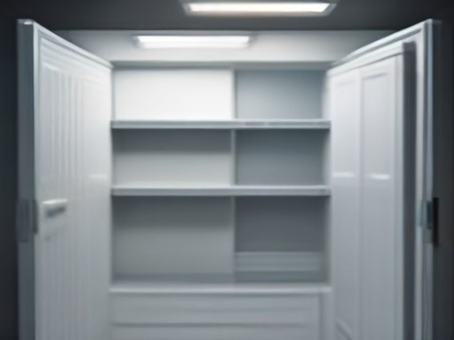 Frost-free and dry interior of a clean freezer