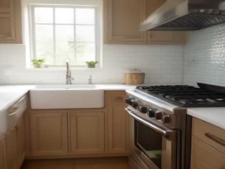 Degreasing and cleaning tiled kitchen backsplashes.