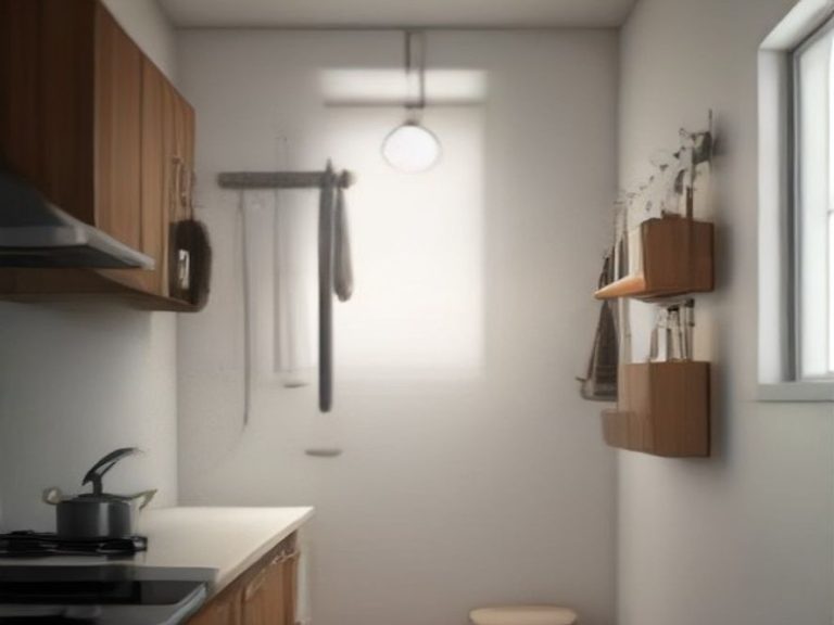 Vertical wall storage optimizing utensil space in a small kitchen.