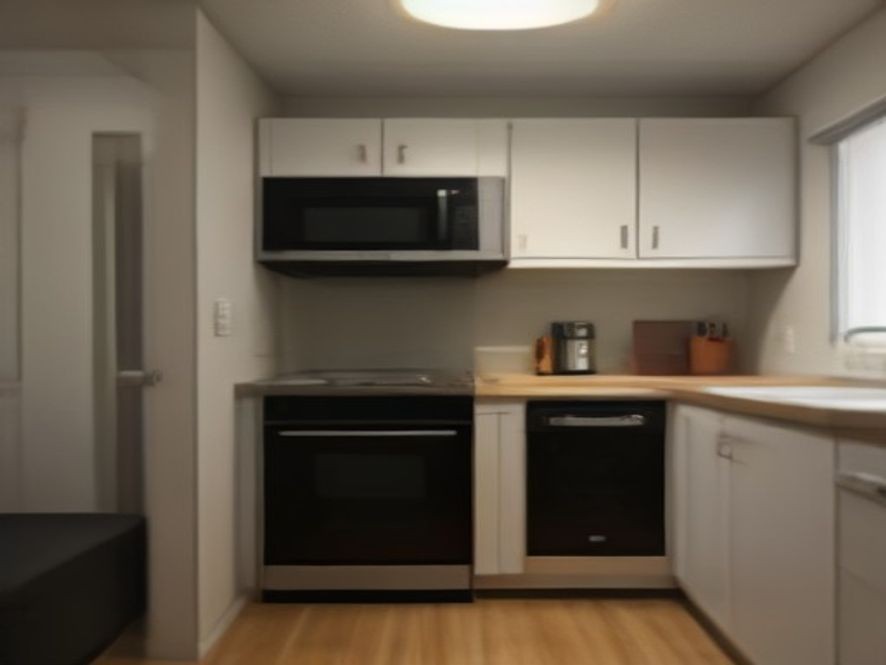 Compact smart appliance upgrading a small kitchen nook