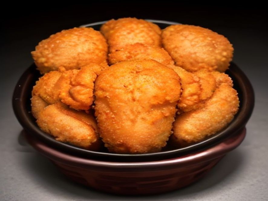 Chicken wings spaced evenly in a single layer inside an air fryer basket.