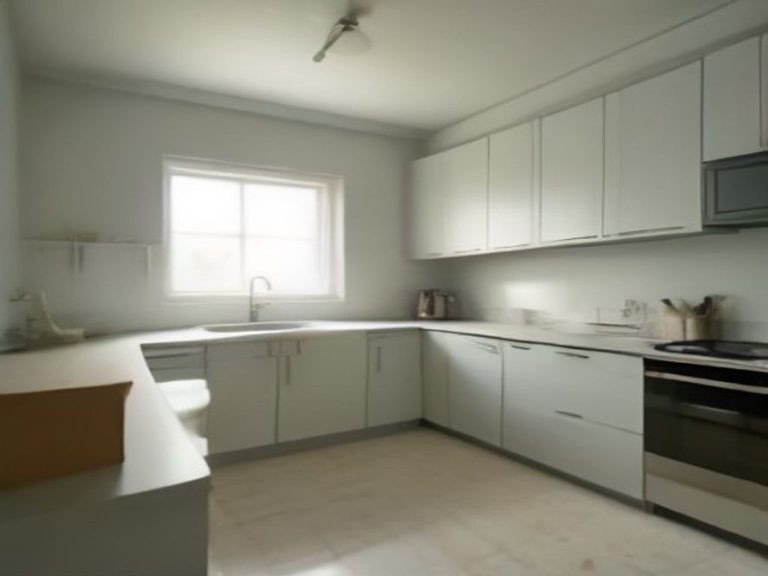 A newly installed oven and cooktop in a recently renovated modern kitchen.