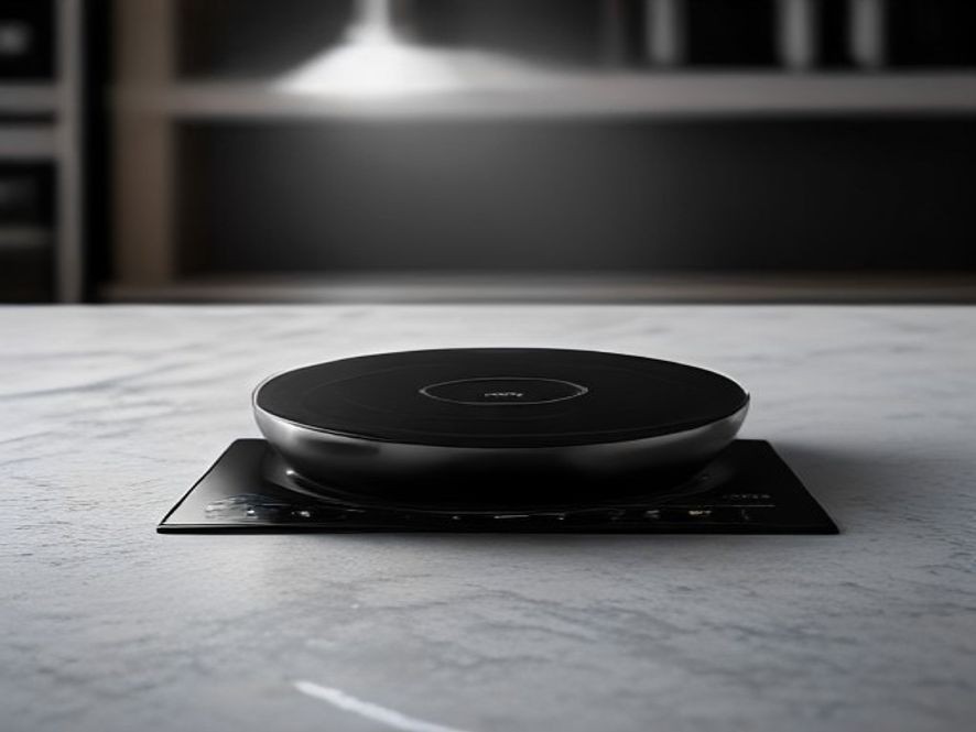 Smart induction burner with automatic safety shut off