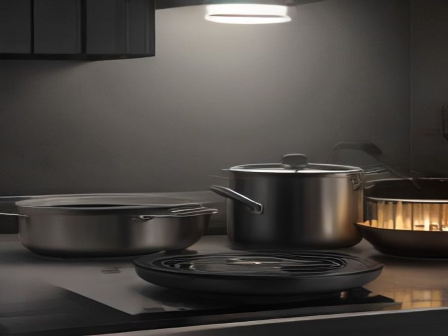 Induction compatible cookware and magnetic kitchen accessories.