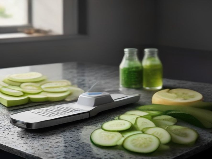Meal prep gadgets and glass containers organized for fast weeknight cooking.