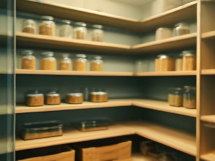 A clean and fully reset pantry system ready for everyday maintenance.