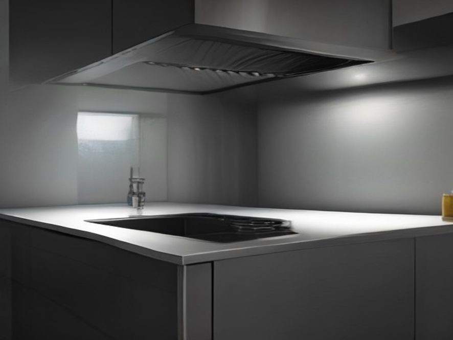 Removing tough grease from stainless steel kitchen features