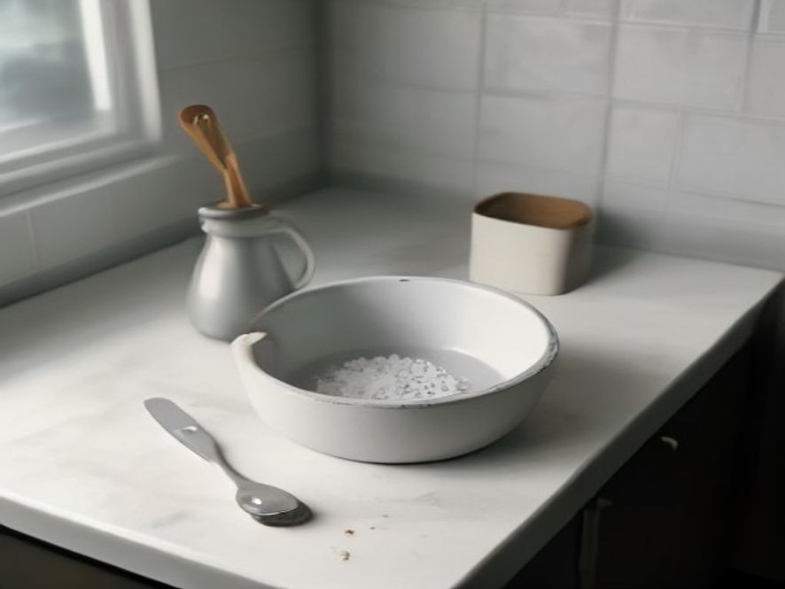 Lifting oil stains out of various kitchen countertop surfaces