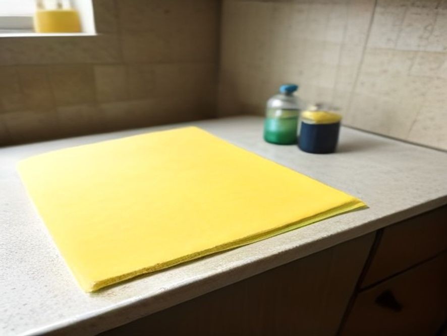 Simple solutions for removing sticky grease from countertops