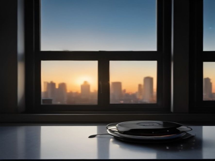 Portable smart induction burner in an apartment kitchen