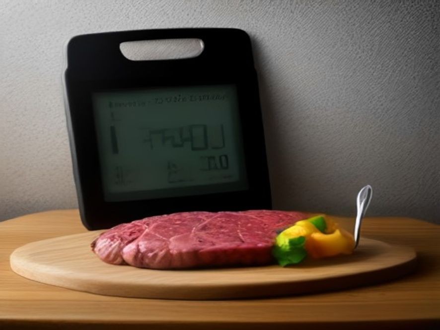Smart precision thermometer preventing cooking mistakes