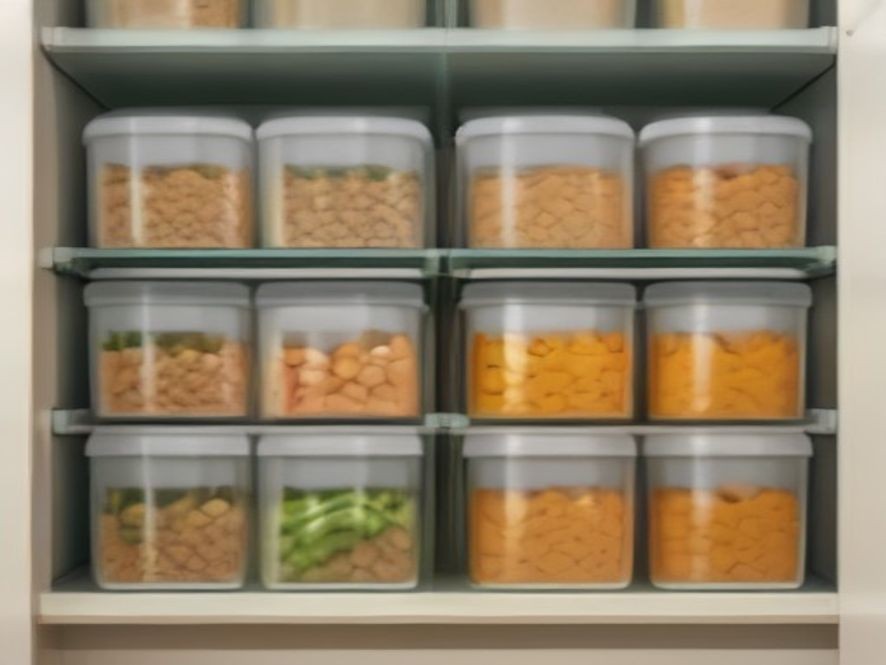 Smart food storage containers and space saving kitchen gadgets.