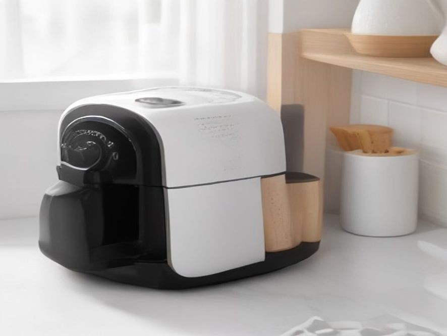 Compact smart air fryer ideal for small kitchen counter spaces