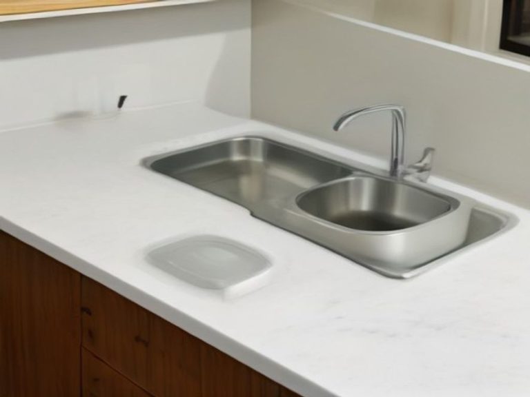 Over the sink cutting board expanding cramped counter space.