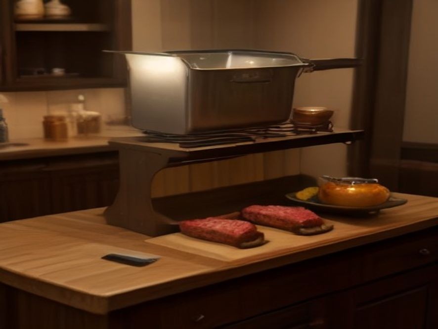 Holiday cooking equipment for organized holiday feast preparation.