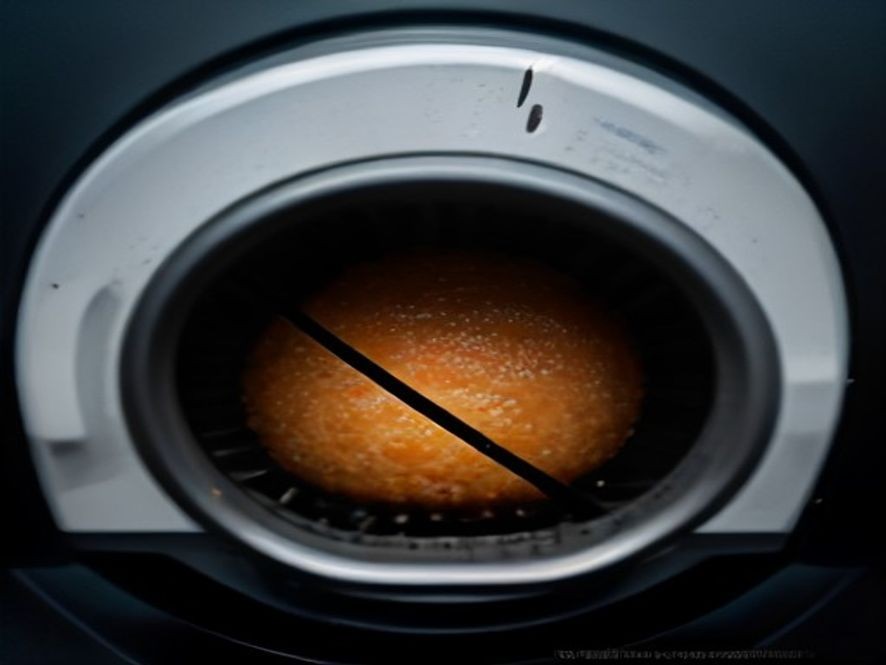 Steam condensation building up inside an air fryer window