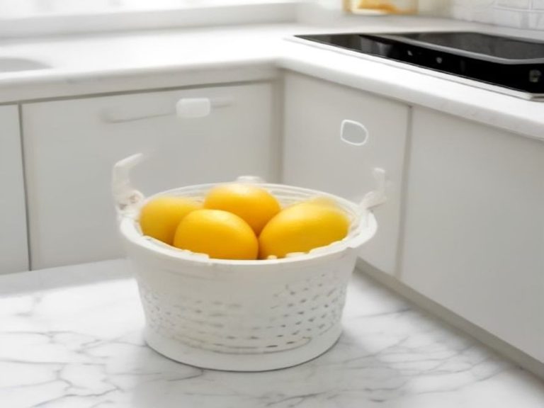 Natural deodorizing ingredients next to a clean air fryer basket