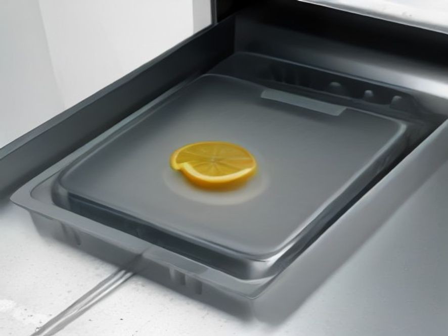 Fresh and sanitized dishwasher tub ready for use